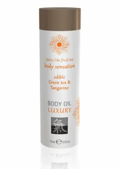 HOT Luxury Edible Body Oil 75 ml - Gourmet Flavored Massage Formula