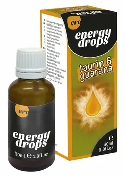 HOT Energy Drops For Men & Women Guarana Taurine L-Arginine 30ml