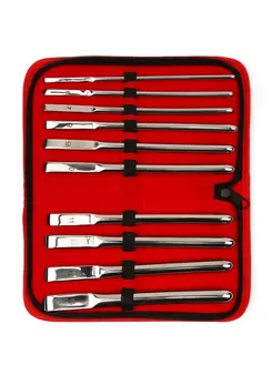 Mr. Steel Single-End Dilator Set 10 pcs Stainless Steel Precision Kit
