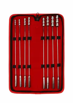 Mr. Steel Rosebud Urethral Sounds Set 8 pcs Stainless Steel Precision