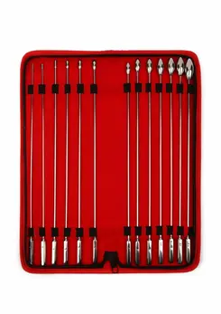 Mr. Steel Rosebud Urethral Sounds Set 13 pcs Stainless Steel Precision