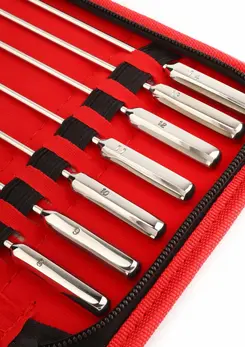 Mr. Steel Rosebud Urethral Sounds Set 13 pcs Stainless Steel Precision