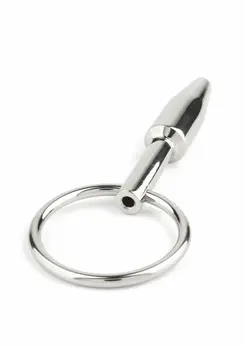 Mini Fucker Open Plug Black - Compact Anatomical Silicone Plug