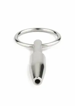 Mini Fucker Open Plug Black 8 cm - Compact Anatomical Plug