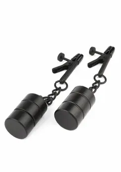 Mr. Steel Adjustable Nipple Clamp Set with Stainless Steel Weights