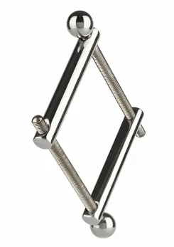 Mr. Steel Gemini Ball Vise Stainless Steel Adjustable Restraint Device