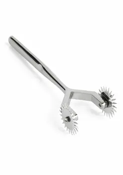 Mr. Steel Twin Wartenberg Pinwheel Stainless Steel Sensory Tool