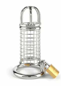 Mr. Steel Matrix Chastity Cage Stainless Steel Secure System
