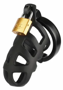 Mr. Steel Chastity Cage Stainless Steel Secure Ventilated Model