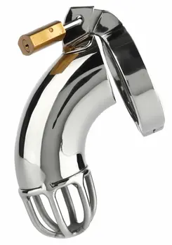 The Tool Bin Mr. Steel Chastity Cage Stainless Steel Secure System