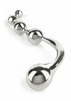 Mr. Steel Twisted Desire Bulb Wand Stainless Steel Ergonomic Tool