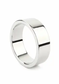 Mr. Steel Mega Wide Band Stainless Steel Ring 55mm - Ultra-Wide Design