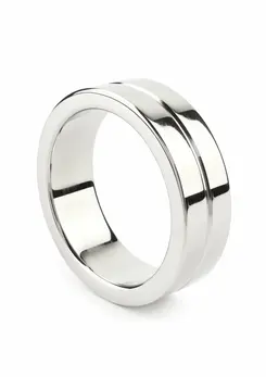 Mr. Steel Single Grooved Ring 40mm Stainless Steel, Polished Finish
