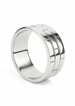 Mr. Steel The Wall C-Ring 55mm Stainless Steel Wide Band Ring