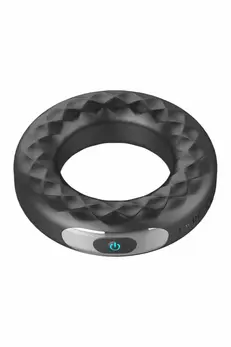 FORTO F-15 Vibrating Ring Black - 10 Modes, Waterproof, USB Charging
