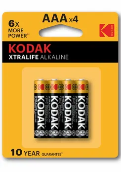 Kodak XTRALIFE AAA Alkaline Batteries 40-Pack Long-Lasting Power