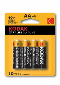 Kodak XTRALIFE AA Alkaline Batteries 20-Pack Long-Lasting Power
