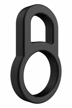 FORTO F-41 Lock Dual Support Silicone Black Ring Adjustable