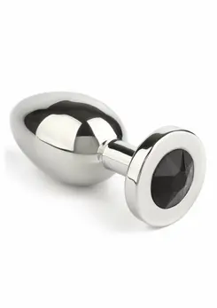 Mr. Steel Jeweled Stainless Steel Plug Medium - Elegant Gem Base
