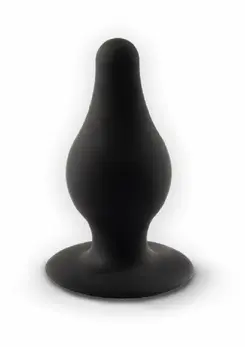 Silex-D Plug Model 2 Xsmall Black - Thermo-Reactive Silicone, Compact Size