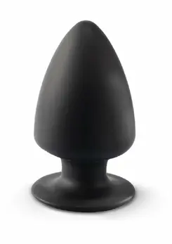 Silex-D Plug Model 1 Xsmall Black - Thermo-Reactive Silicone, Compact Size
