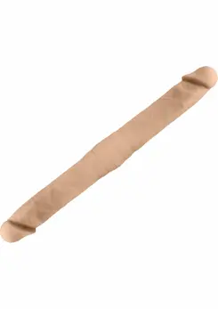 Silex Double Dong 15 inch Dual-Ended Silicone Intimate Device Flesh Tone