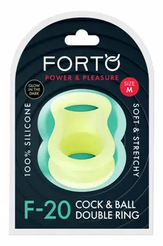 FORTO F-20 Ball Stretcher Medium Glow Premium Silicone Ring