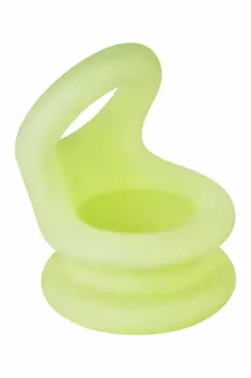 FORTO F-20 Balls Stretcher Small Glow Premium Silicone Ring