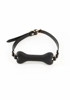 Fetish & Fashion Roseanne Gag Adjustable PU Ball Gag Black/Red