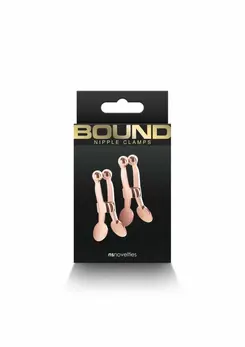 NS Novelties Bound Adjustable Nipple Clamps C1 Nickel-Free Metal