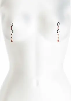 NS Novelties Bound D1 Adjustable Metal Clamps with Silicone Tips