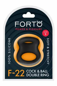 FORTO F-22 D Ring Small Black Premium Silicone Support Ring