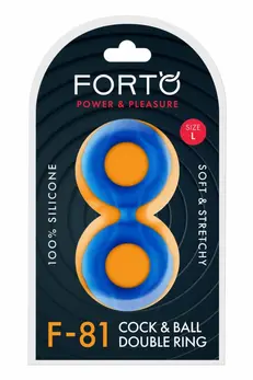 FORTO F-81 Double Ring 51mm Blue Premium Silicone System