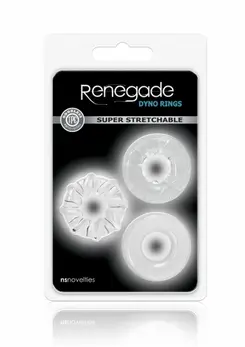 Renegade Dyno Rings Set - Flexible TPE, Assorted Sizes & Colors