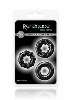Renegade Dyno Rings Set - Flexible TPE, Assorted Sizes & Colors