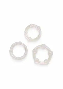 Fantasia Intensity Rings Set - Flexible TPE, Multi-Color, Assorted Sizes