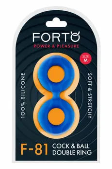 FORTO F-81 Double Ring 47mm Blue Premium Silicone System