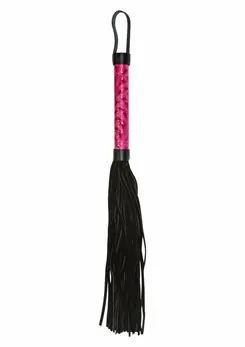 Sportsheets Whip Vinyl & Leather Black - Flexible Impact Tool