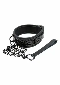 Sportsheets Collar Adjustable Vinyl-Neoprene Black 657447092244