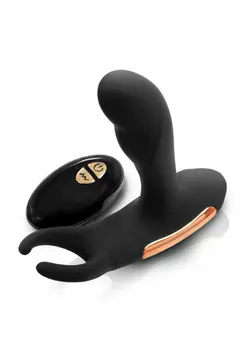 Sphinx Prostate Massager Heated Flexible Dual Motor Silicone Black