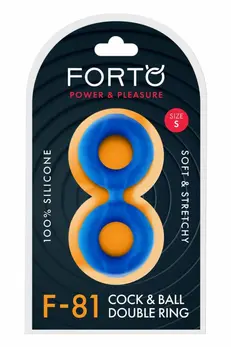 FORTO F-81 Double Ring 44mm Blue Premium Silicone System