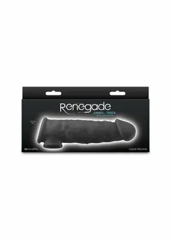 Renegade Annex Thick Liquid Silicone Intimate Sleeve Black