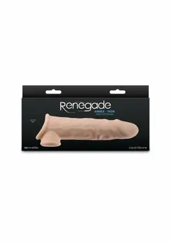 Renegade Annex Thin Liquid Silicone Anatomical Sleeve Black