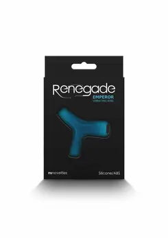 Renegade Emperor Rechargeable Vibrating Silicone Ring Black
