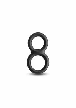 Renegade Twofold Silicone Dual Support Rings Black Universal Size