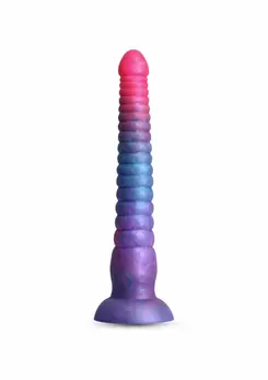 Colours Stacked 9 Inch Silicone Model, Tri-Colored, Satin Finish