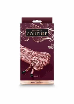 NS Novelties Bondage Couture Rope 10m Elegant Blue Synthetic