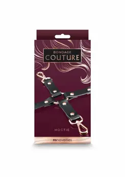 NS Novelties Bondage Couture Hog Tie - Elegant Synthetic Design, Blue