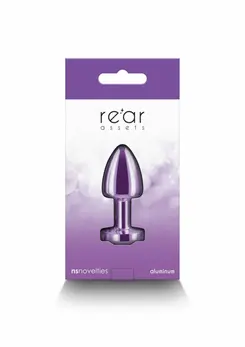 NS Novelties Rear Assets Petite Chrome-Plated Intimate Plug Silver