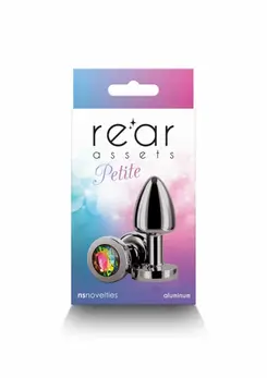 NS Novelties Rear Assets Petite Chrome-Plated Intimate Plug Silver
